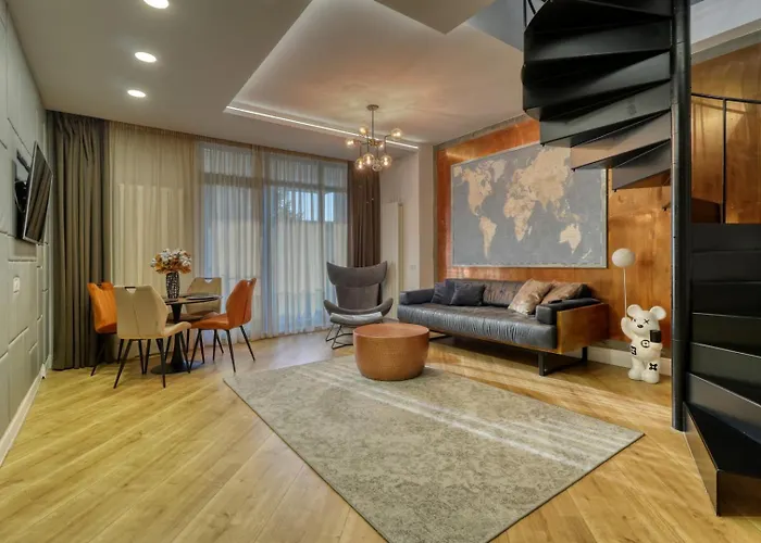 Designer Duplex Retreat Бухарест